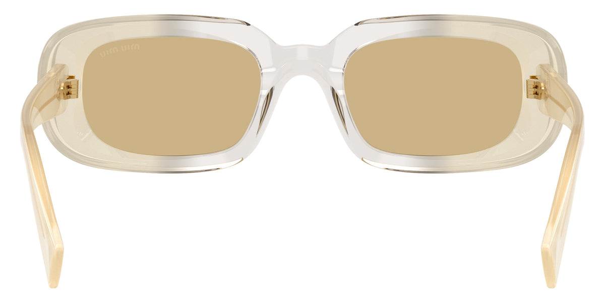 Miu Miu MU B13S 21R10R 52 - Opal Milk/Gray/Opal Milk / Yellow #id:mub13s21r10r_s:100115