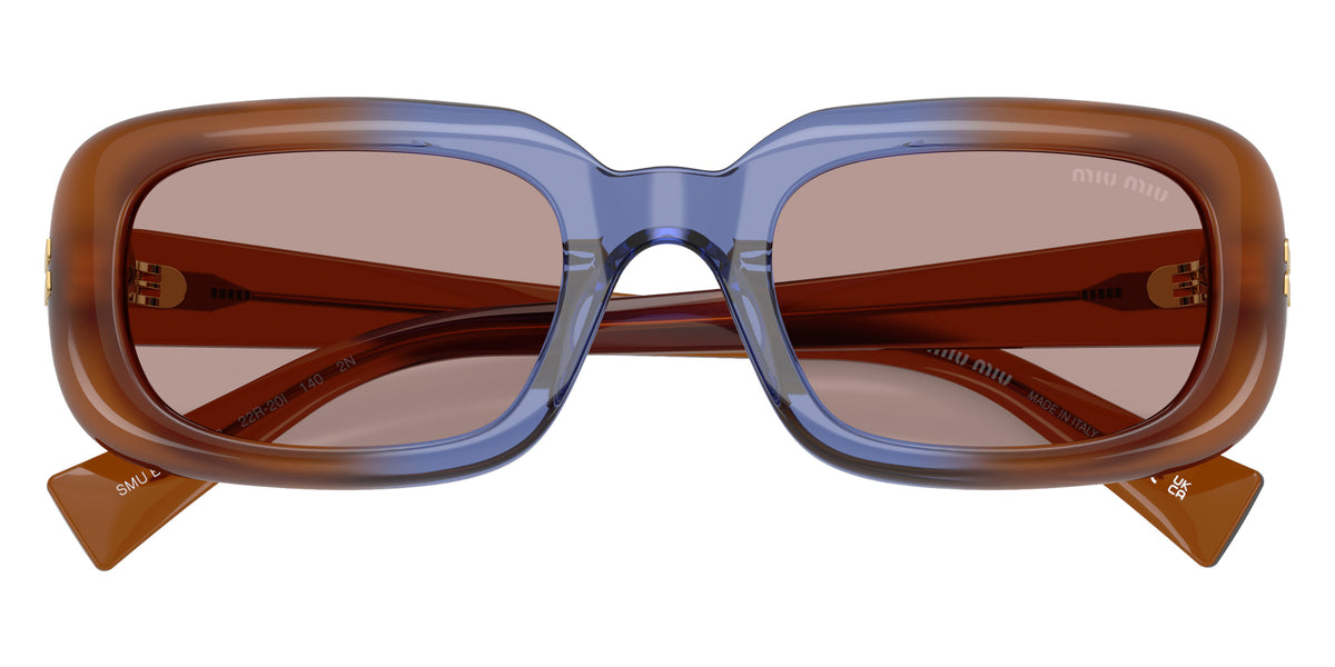 Miu Miu MU B13S 22R20I 52 - Opal Brown/Blue/Opal Brown / Light Purple Brown #id:mub13s22r20i_s:102120