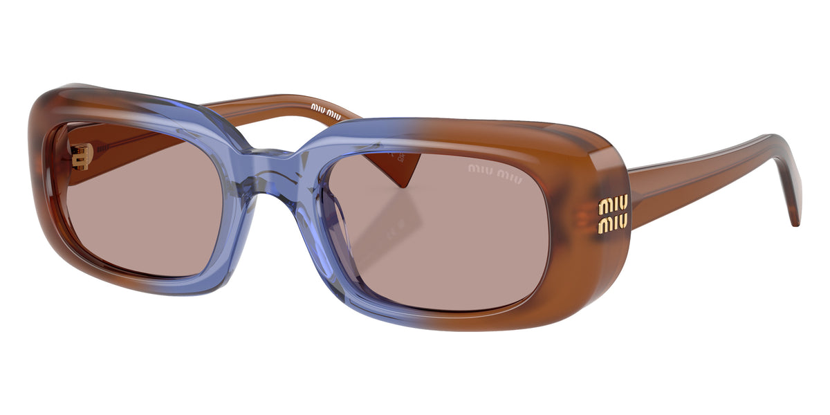 Miu Miu MU B13SF 22R20I 52 - Opal Brown/Blue/Opal Brown / Light Purple Brown #id:mub13sf22r20i_s:100105