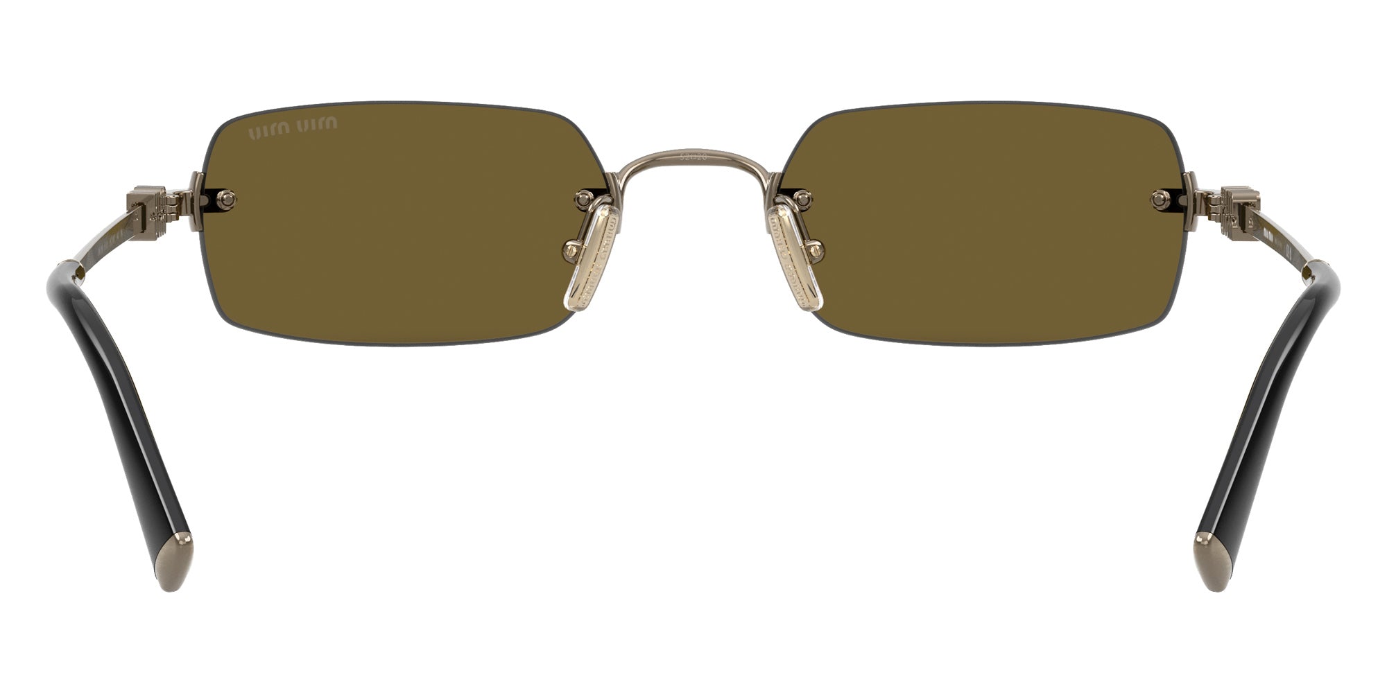 Miu Miu MU B50S 26C09Z 50 - Old Gold / Dark Brown #id:mub50s26c09z_s:100115