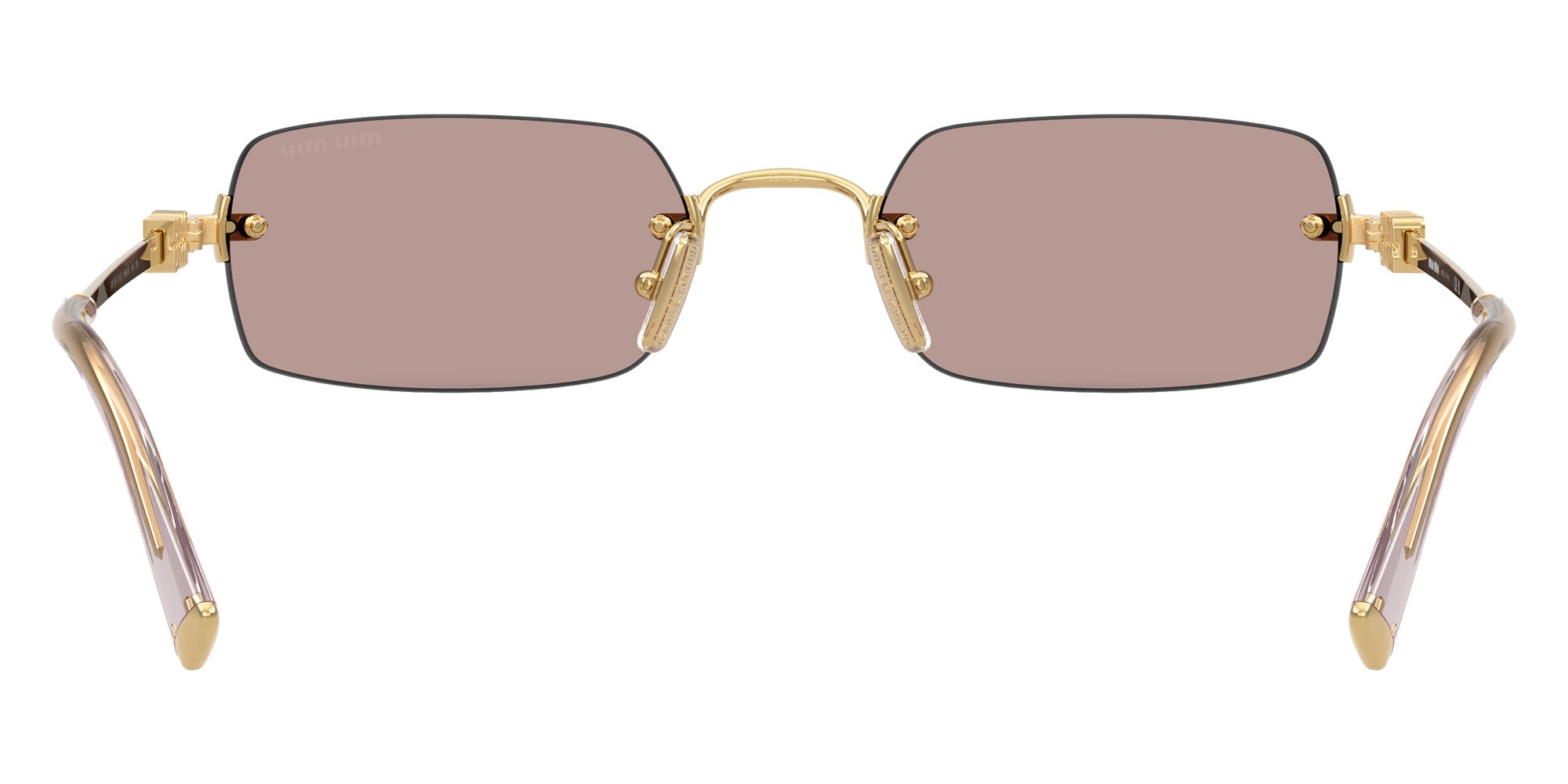 Miu Miu MU B50S 5AK20I 52 - Gold / Light Purple Brown #id:mub50s5ak20i_s:102115