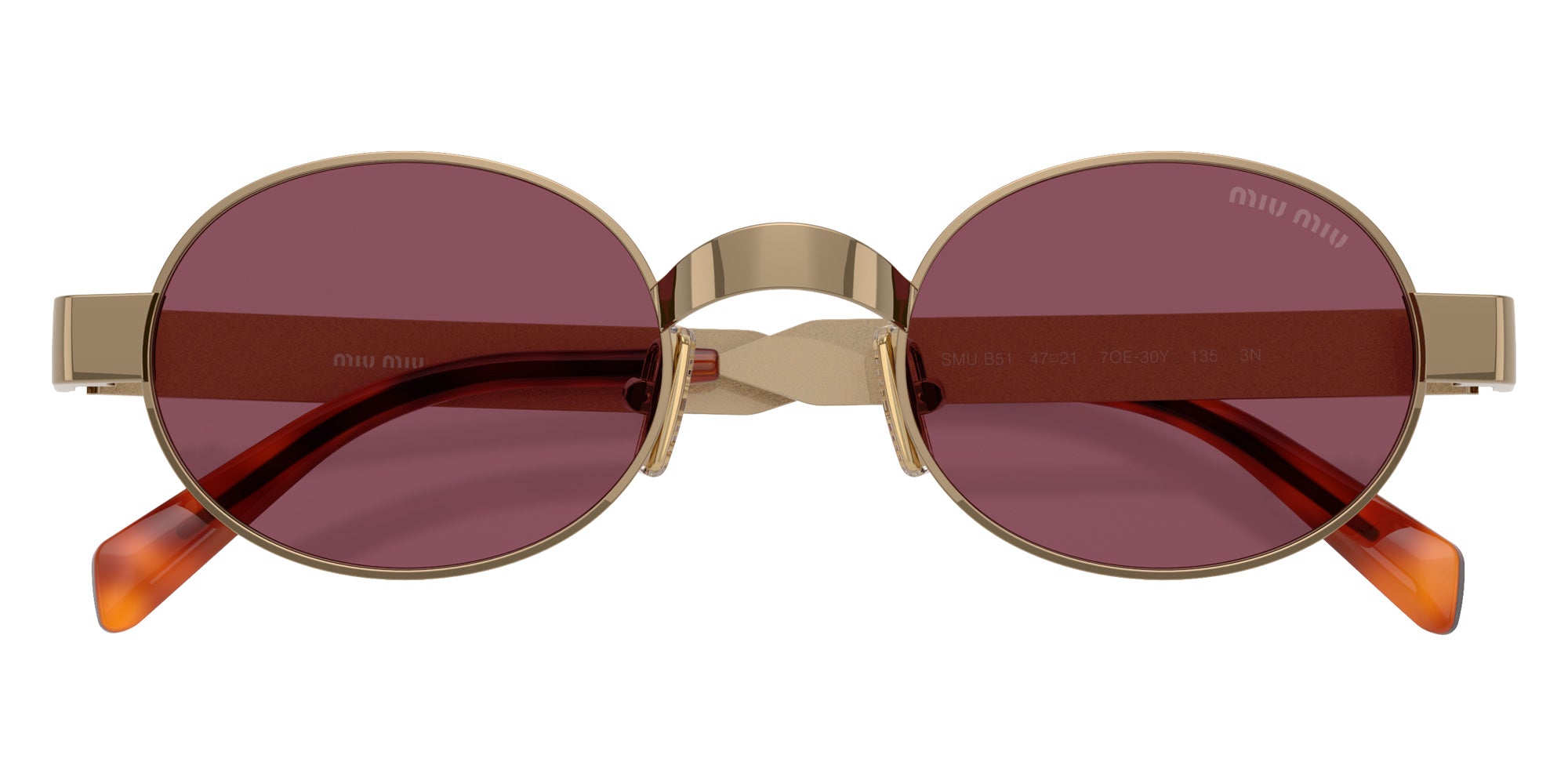 Miu Miu MU B51S 7OE30Y 47 - Brass #id:mub51s7oe30y_s:106120