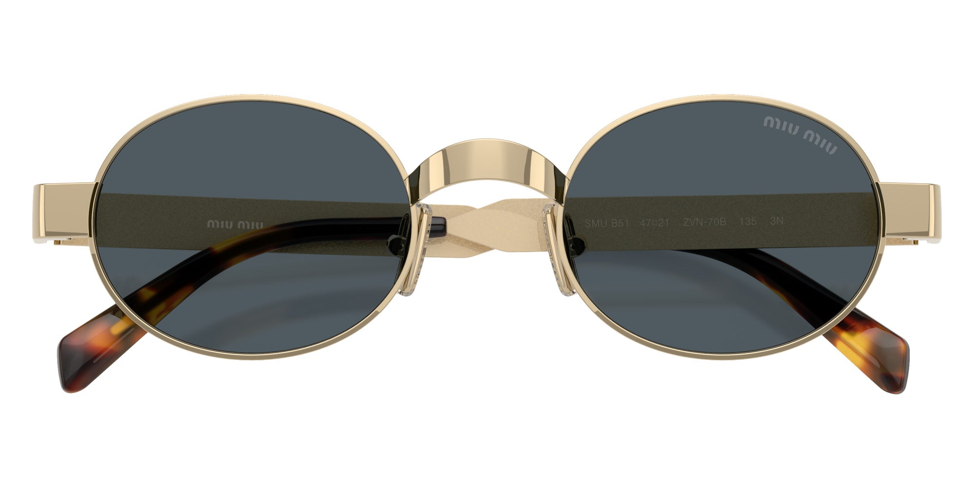 Miu Miu MU B51S ZVN70B 47 - Pale Gold #id:mub51szvn70b_s:108120