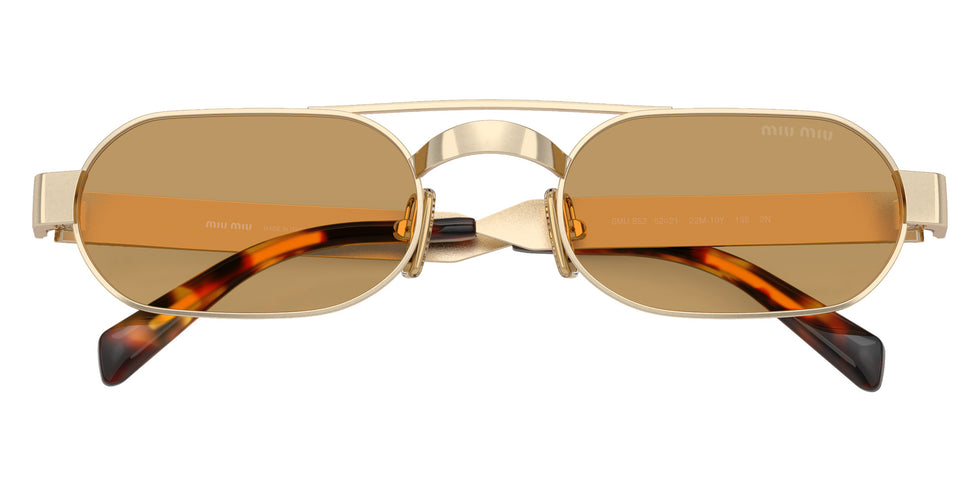 Miu Miu MU B52S 22M10Y 52 - Ancient Gold #id:mub52s22m10y_s:102120