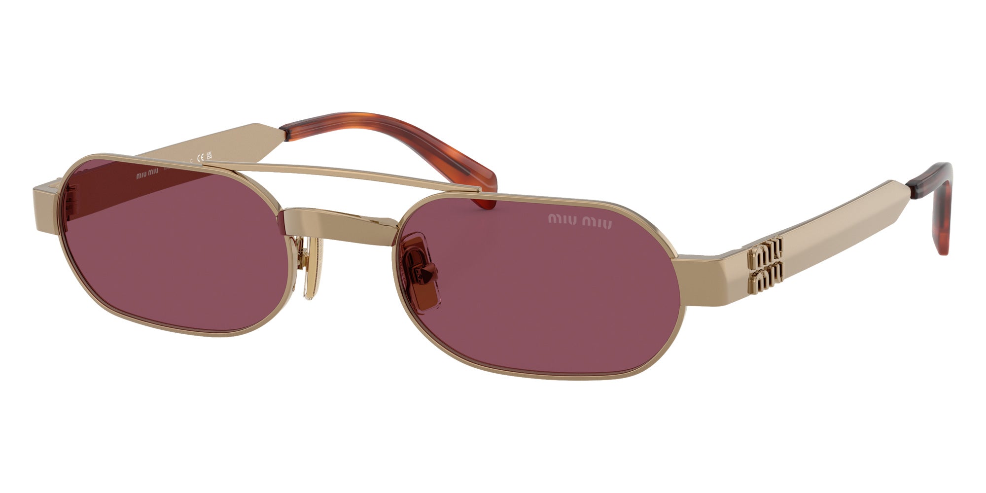 Miu Miu MU B52S 7OE30Y 52 - Brass #id:mub52s7oe30y_s:104105