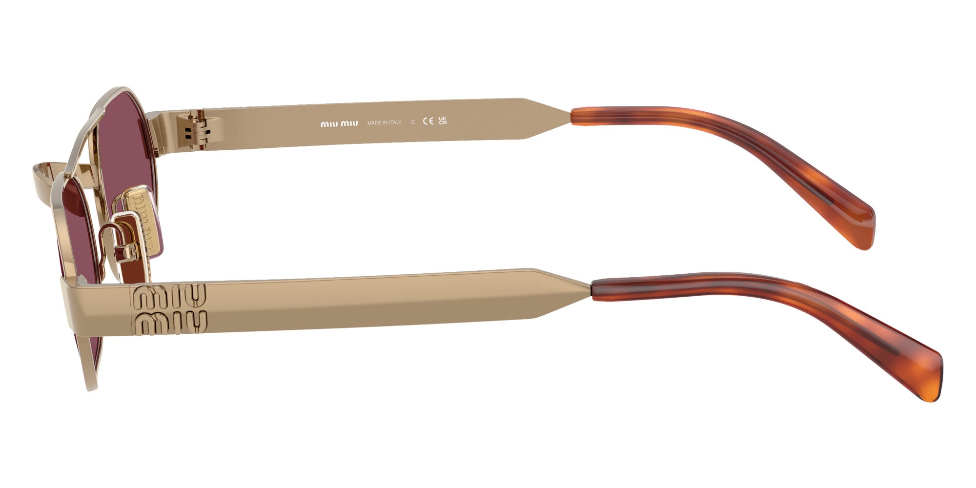 Miu Miu MU B52S 7OE30Y 52 - Brass #id:mub52s7oe30y_s:104110