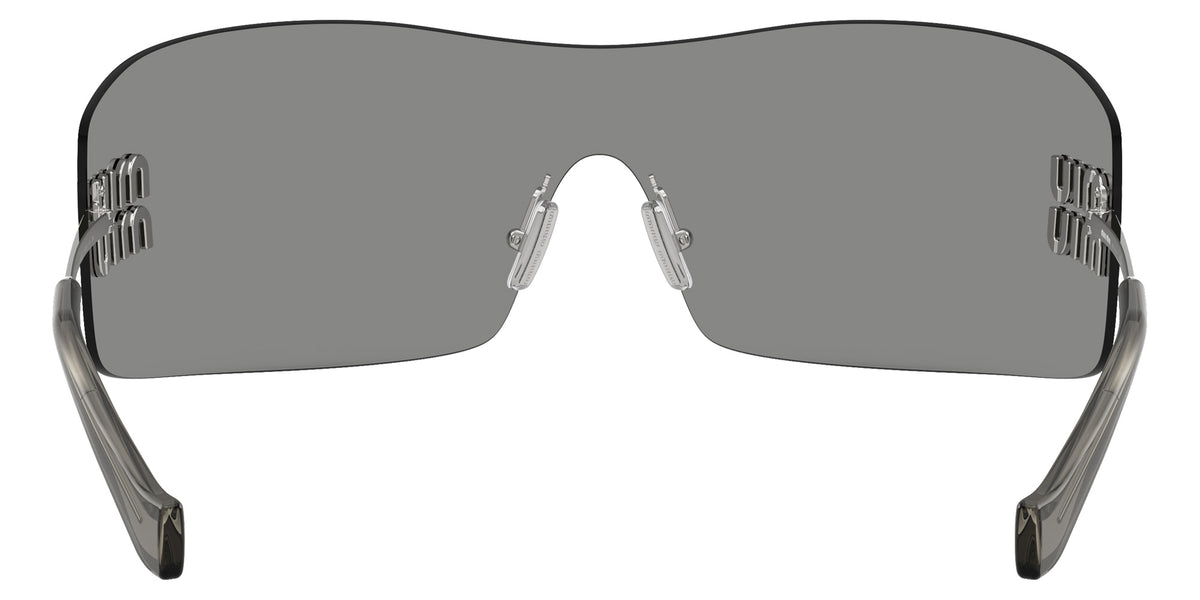Miu Miu MU B53S 1BC81A 144 - Silver / Dark Gray #id:mub53s1bc81a_s:100115