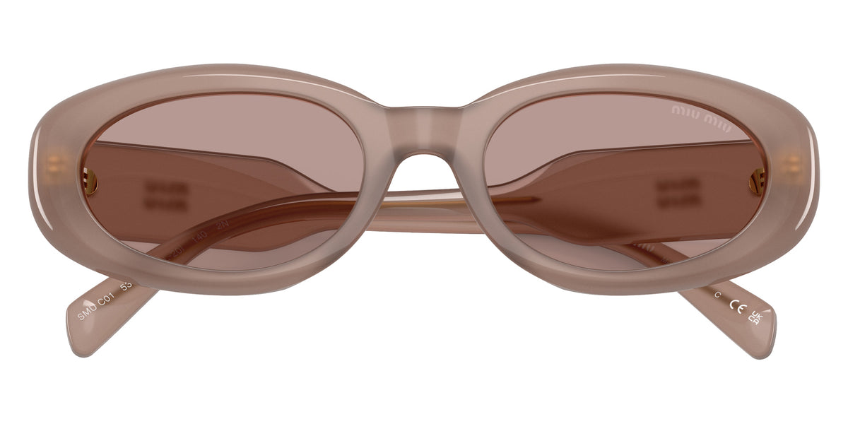 Miu Miu MU C01S 28L20I 53 - Dew Opal / Light Purple Brown #id:muc01s28l20i_s:106120