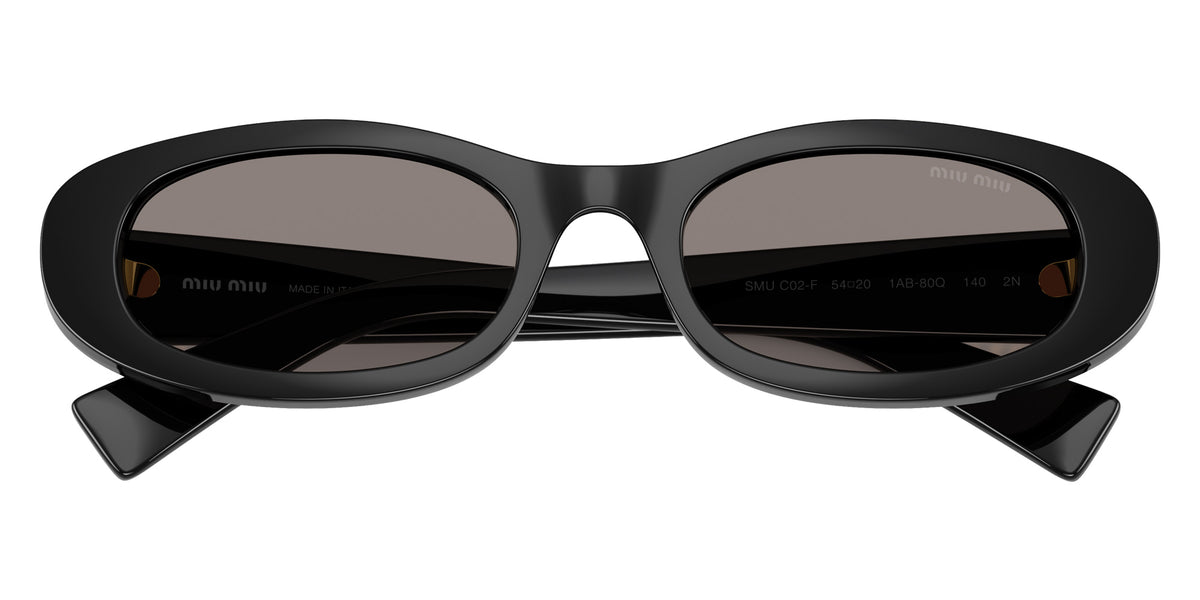 Miu Miu MU C02SF 1AB80Q 54 - Black / Dark Gray #id:muc02sf1ab80q_s:100120