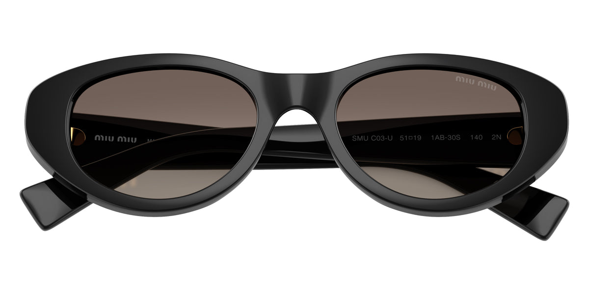 Miu Miu MU C03SU 1AB30S 51 - Black / Gray Gradient #id:muc03su1ab30s_s:100120