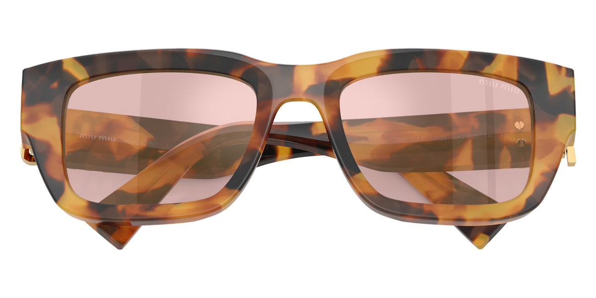 Miu Miu MU C04SF 24Q91C 54 - Havana / Pink Mirrored Gold #id:muc04sf24q91c_s:104120