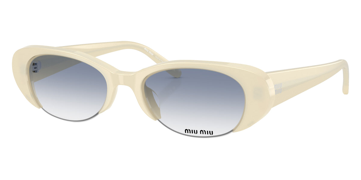 Miu Miu MU C05SU 22Q80O 52 - Opal White / Clear Gradient Light Blue #id:muc05su22q80o_s:100105