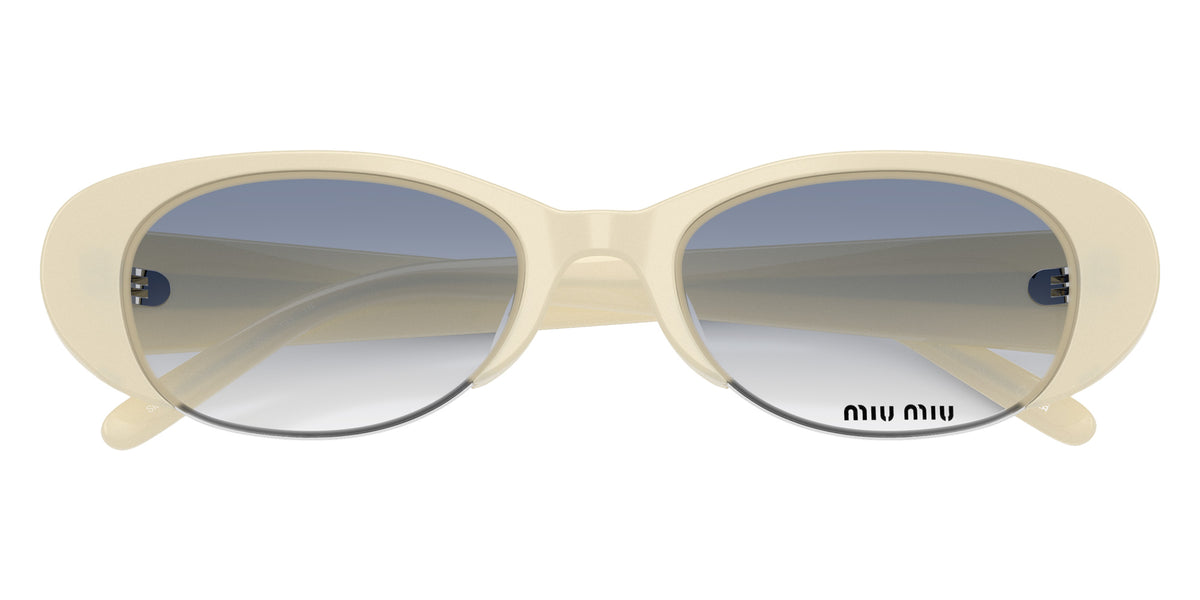 Miu Miu MU C05SU 22Q80O 52 - Opal White / Clear Gradient Light Blue #id:muc05su22q80o_s:100120