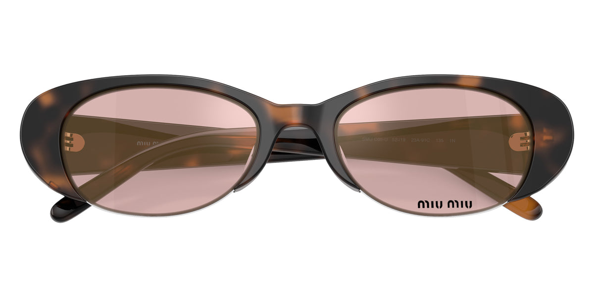 Miu Miu MU C05SU 23A91C 52 - Havana Mauve / Pink Mirrored Gold #id:muc05su23a91c_s:102120