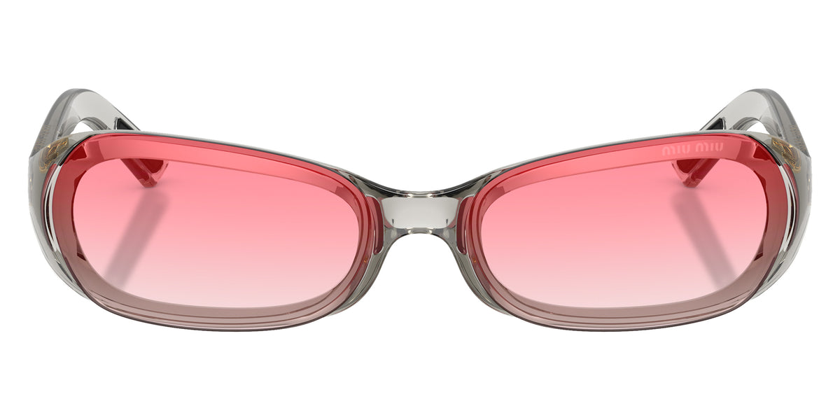 Miu Miu MU C07SU 22T81E 62 - Transparent Gray / Gradient Pink #id:muc07su22t81e_s:100100