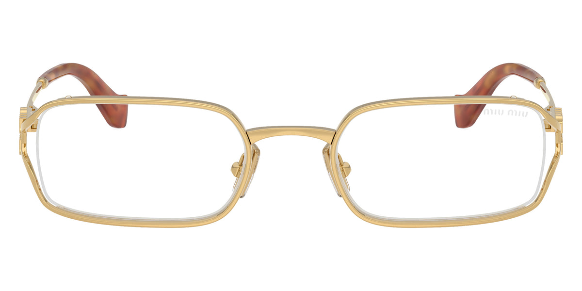 Miu Miu MU C50S 5AK10W 52 - Gold / Clear Blue Light Filter #id:muc50s5ak10w_s:100100