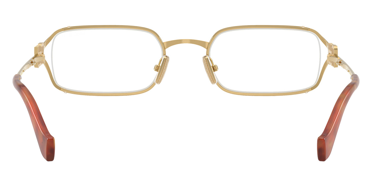 Miu Miu MU C50S 5AK10W 52 - Gold / Clear Blue Light Filter #id:muc50s5ak10w_s:100115
