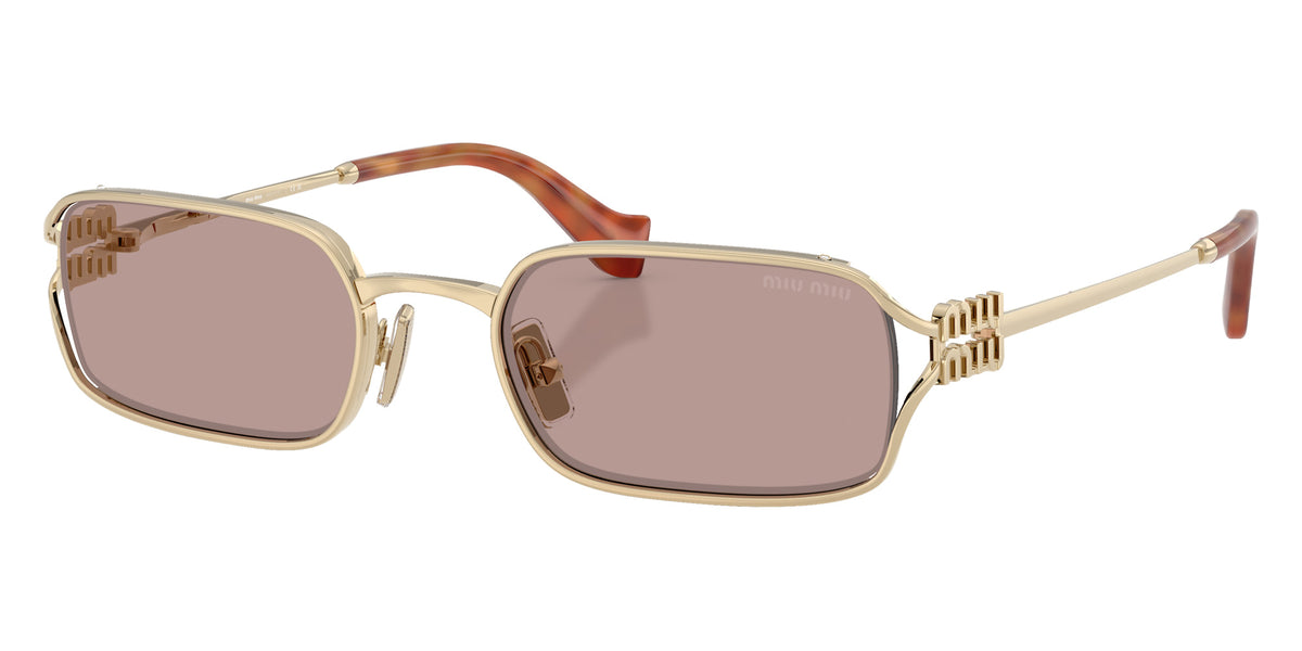Miu Miu MU C50S ZVN20I 52 - Pale Gold / Light Purple Brown #id:muc50szvn20i_s:108105