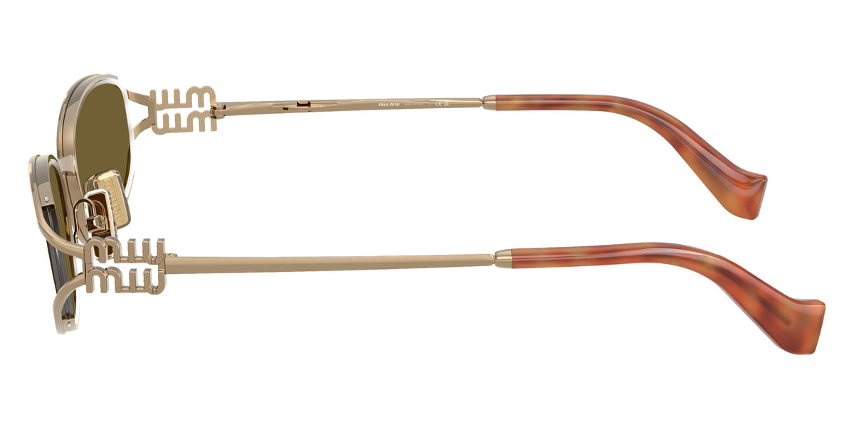 Miu Miu MU C51S 7OE09Z 54 - Old Gold / Dark Brown #id:muc51s7oe09z_s:100110