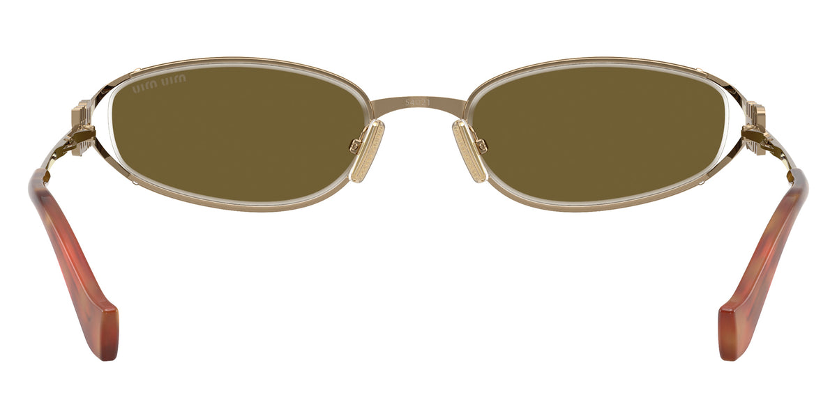 Miu Miu MU C51S 7OE09Z 54 - Old Gold / Dark Brown #id:muc51s7oe09z_s:100115