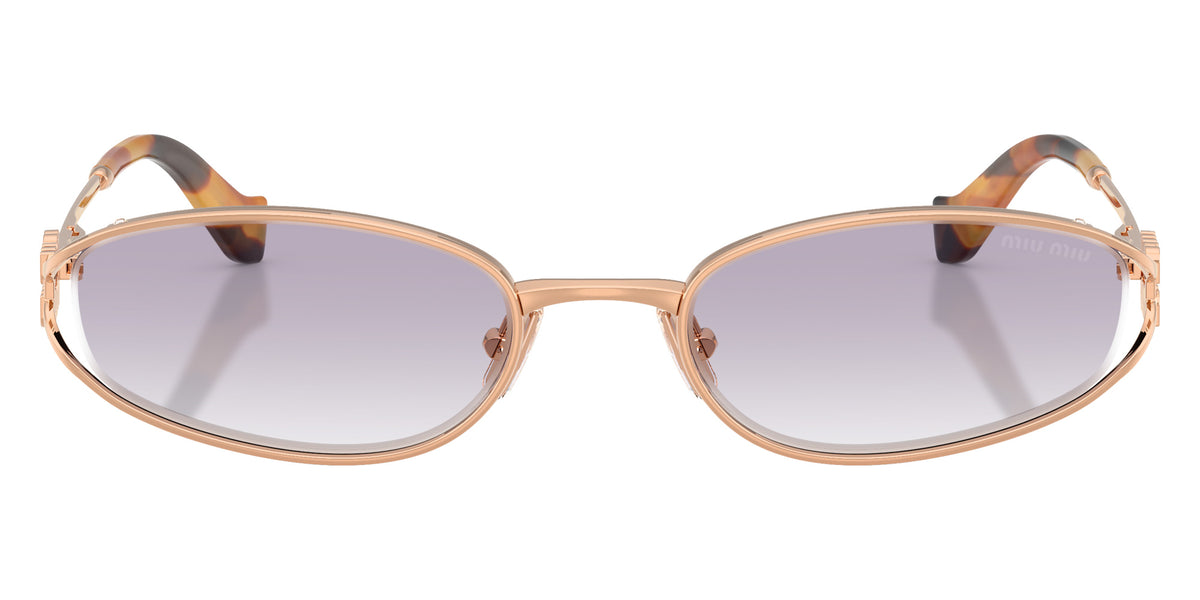 Miu Miu MU C51S ZVF04O 54 - Rose Gold / Clear Gradient Dark Gray #id:muc51szvf04o_s:102100