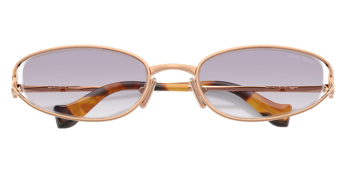 Miu Miu MU C51S ZVF04O 54 - Rose Gold / Clear Gradient Dark Gray #id:muc51szvf04o_s:102120