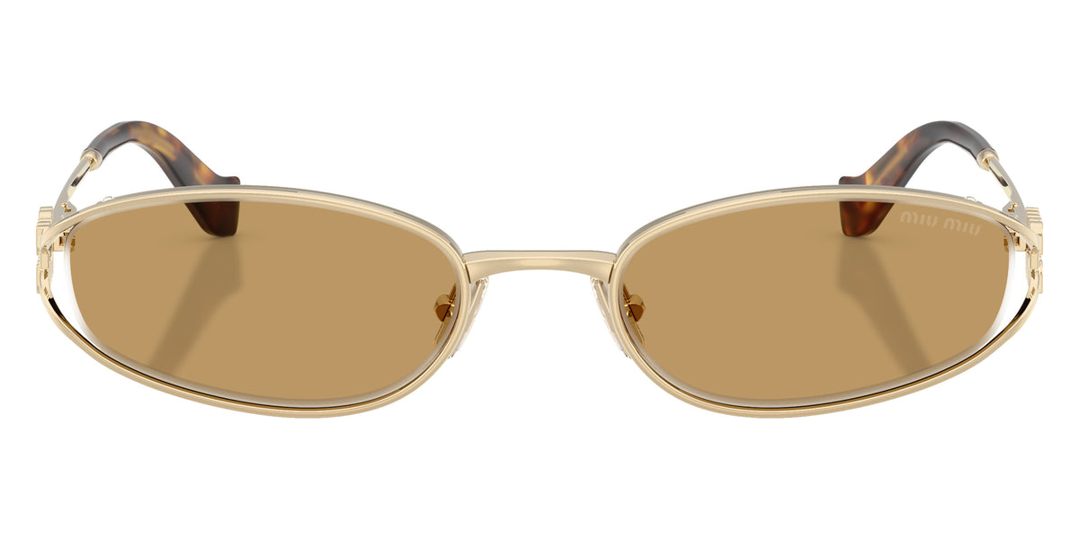 Miu Miu MU C51S ZVN10Y 54 - Pale Gold / Brown #id:muc51szvn10y_s:104100