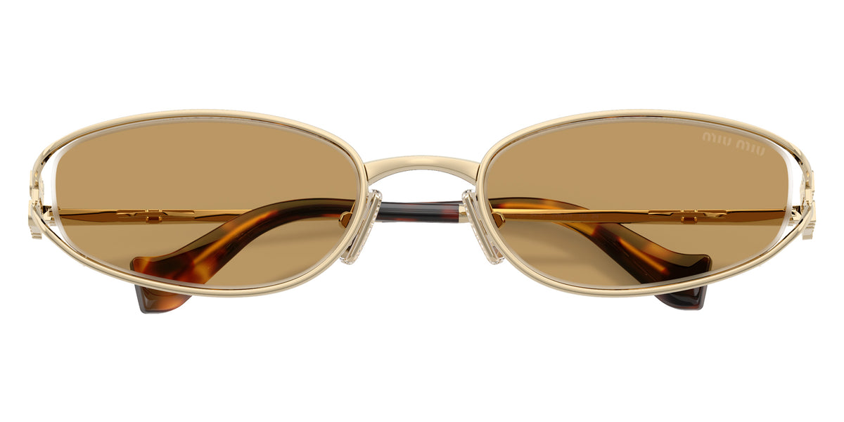 Miu Miu MU C51S ZVN10Y 54 - Pale Gold / Brown #id:muc51szvn10y_s:104120