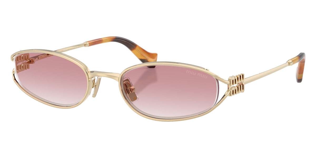 Miu Miu MU C51S ZVN70O 54 - Pale Gold / Clear Gradient Pink #id:muc51szvn70o_s:106105