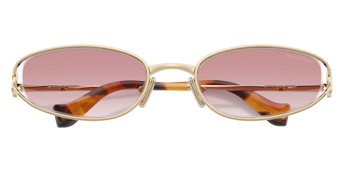 Miu Miu MU C51S ZVN70O 54 - Pale Gold / Clear Gradient Pink #id:muc51szvn70o_s:106120
