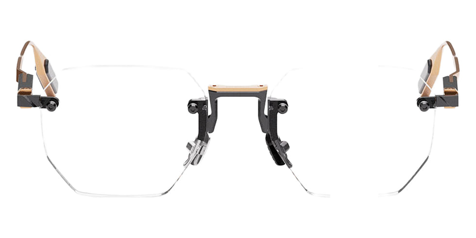 Movitra Sine 01 52 - Brushed Gun Metal & Polished Rose Gold Metal #id:mvtsine01brushedgunmetalpolishedrosegoldmetal_s:104100