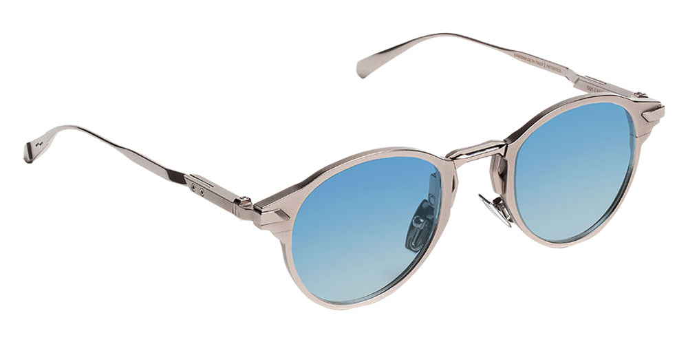 Movitra Vis Insita 02 Sun 48 - Brushed Light Gun Metal & Gradient Blue #id:mvtvisinsita02sunbrushedlightgunmetalgradientblue_s:100105