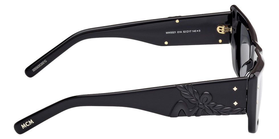 MCM MW0021 01A 52 - Shiny Black / Smoke #id:mw002101a_s:100130