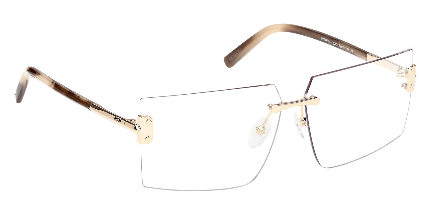 MCM MW0028-H 32C 62 - Shiny Pale Gold / Smoke Mirrored #id:mw0028h32c_s:104135