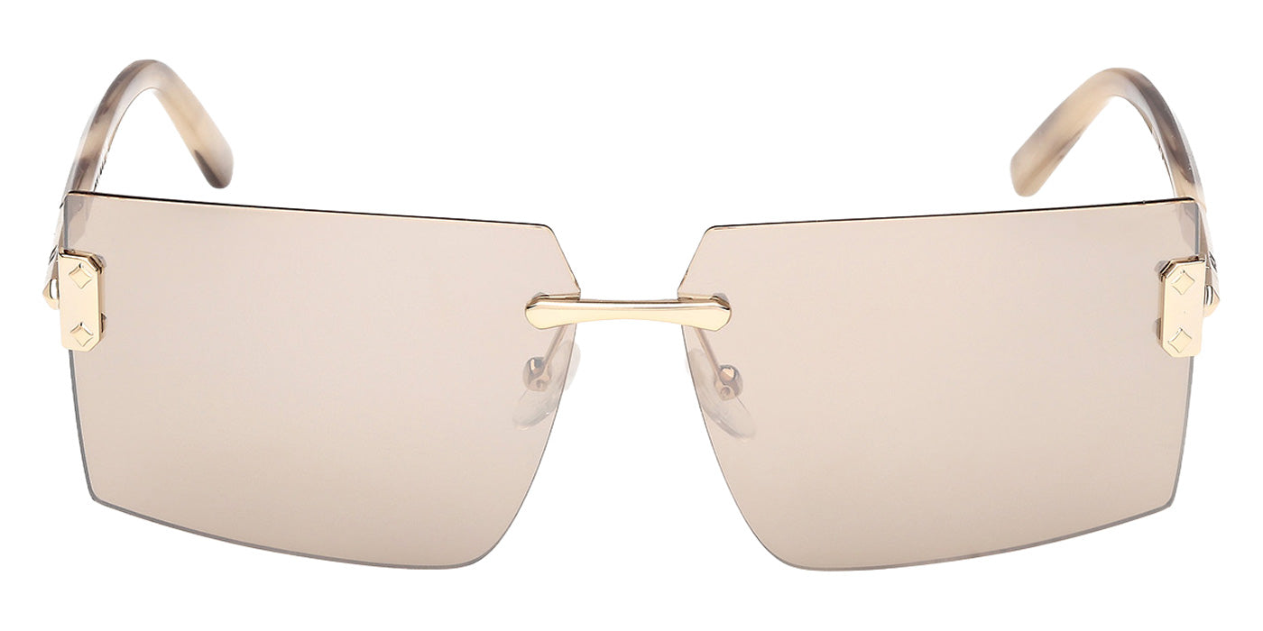 MCM MW0028-H 32G 62 - Shiny Pale Gold / Brown Mirrored #id:mw0028h32g_s:106100