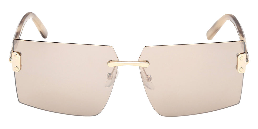 MCM MW0028-H 32G 62 - Shiny Pale Gold / Brown Mirrored #id:mw0028h32g_s:106100