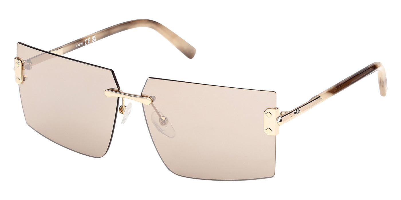 MCM MW0028-H 32G 62 - Shiny Pale Gold / Brown Mirrored #id:mw0028h32g_s:106105