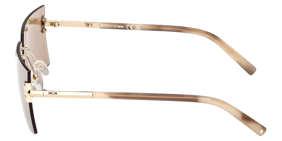 MCM MW0028-H 32G 62 - Shiny Pale Gold / Brown Mirrored #id:mw0028h32g_s:106110