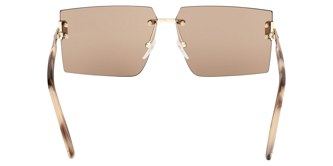 MCM MW0028-H 32G 62 - Shiny Pale Gold / Brown Mirrored #id:mw0028h32g_s:106120