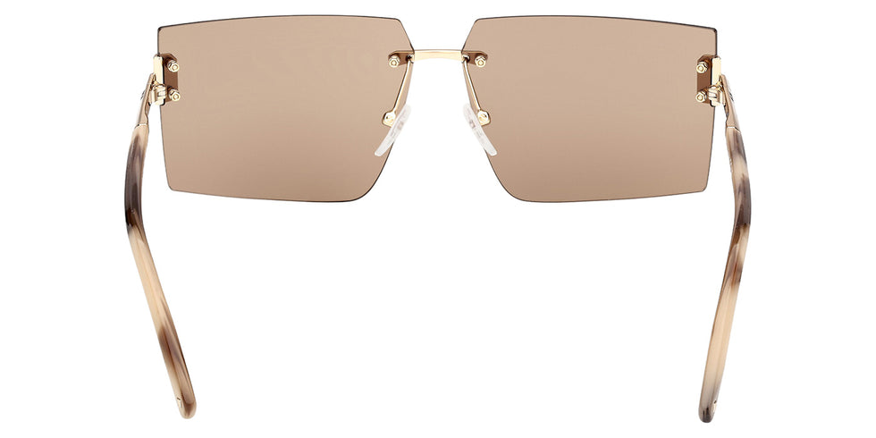 MCM MW0028-H 32G 62 - Shiny Pale Gold / Brown Mirrored #id:mw0028h32g_s:106120