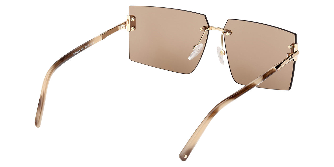 MCM MW0028-H 32G 62 - Shiny Pale Gold / Brown Mirrored #id:mw0028h32g_s:106125