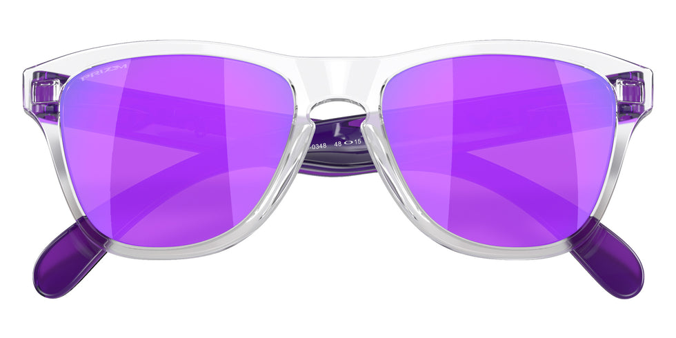 OAKLEY OJ9009 Frogskins��� XXS (Youth Fit) 900903 48 - Clear / Prizm Violet Mirrored #id:oj9009900903_s:102120