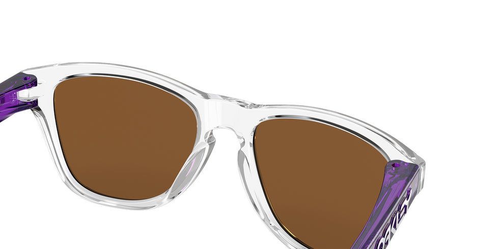 OAKLEY OJ9009 Frogskins��� XXS (Youth Fit) 900903 48 - Clear / Prizm Violet Mirrored #id:oj9009900903_s:102135
