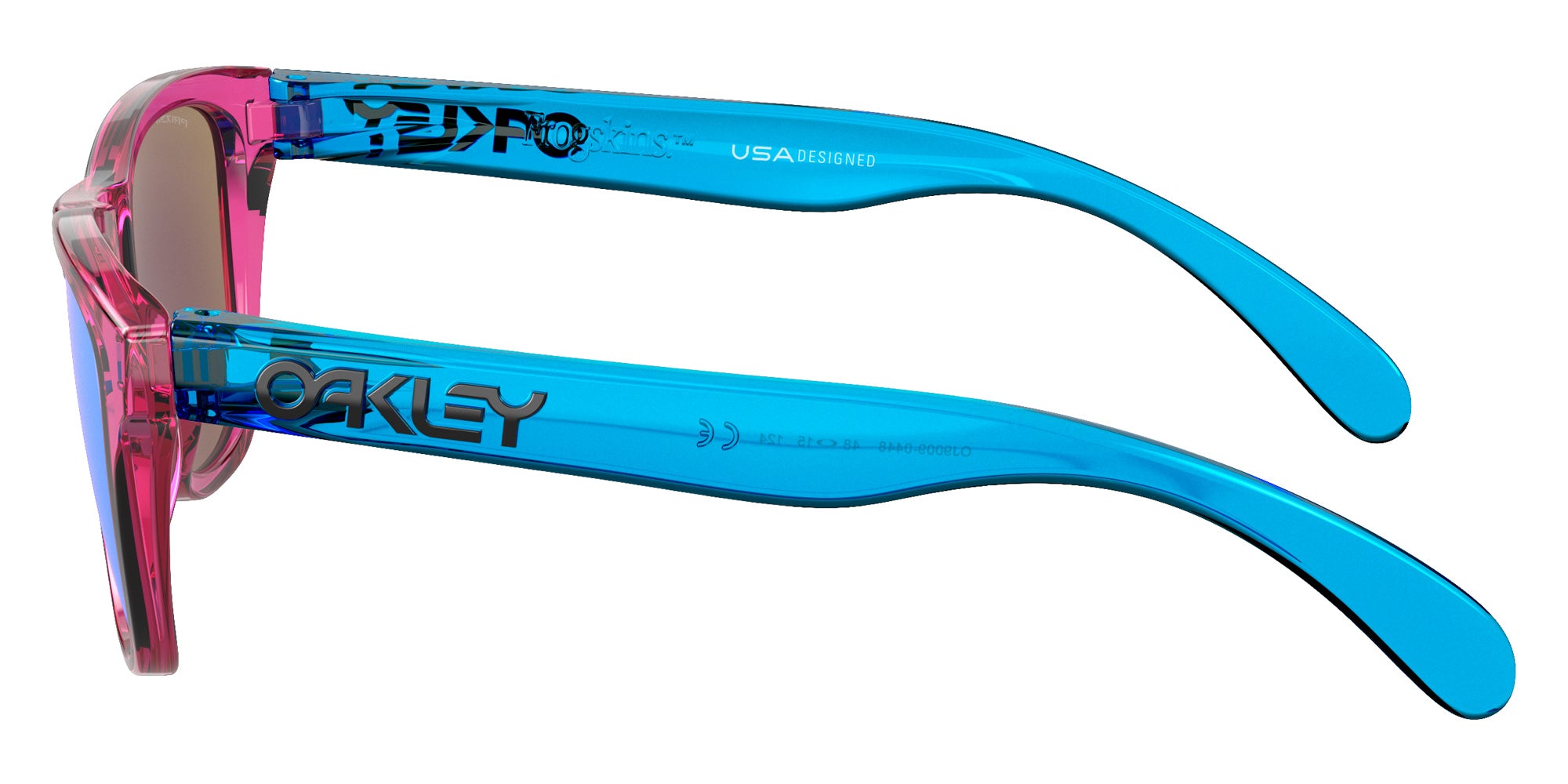OAKLEY OJ9009 Frogskins��� XXS (Youth Fit) 900904 48 - Acid Pink / Prizm Sapphire Mirrored #id:oj9009900904_s:104110