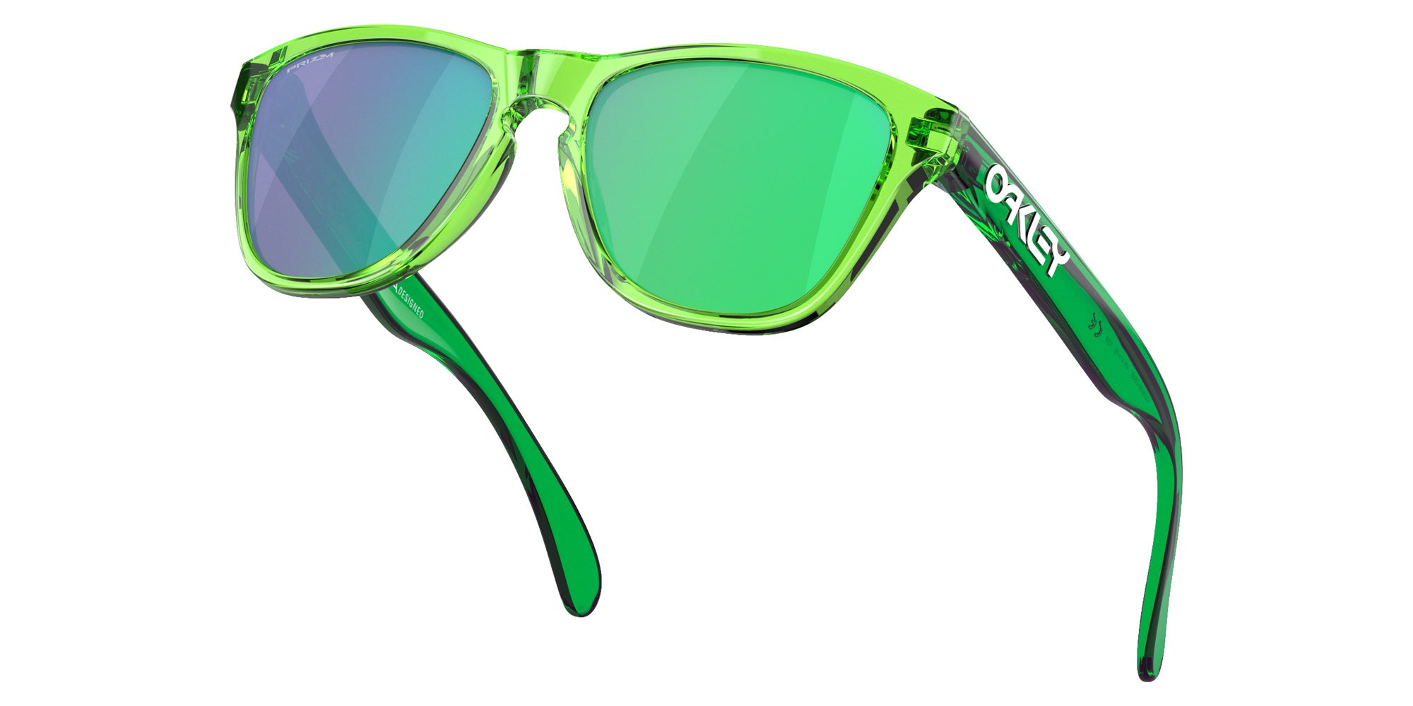 OAKLEY OJ9009 Frogskins��� XXS (Youth Fit) 900905 48 - Acid Green / Prizm Jade Mirrored #id:oj9009900905_s:106125