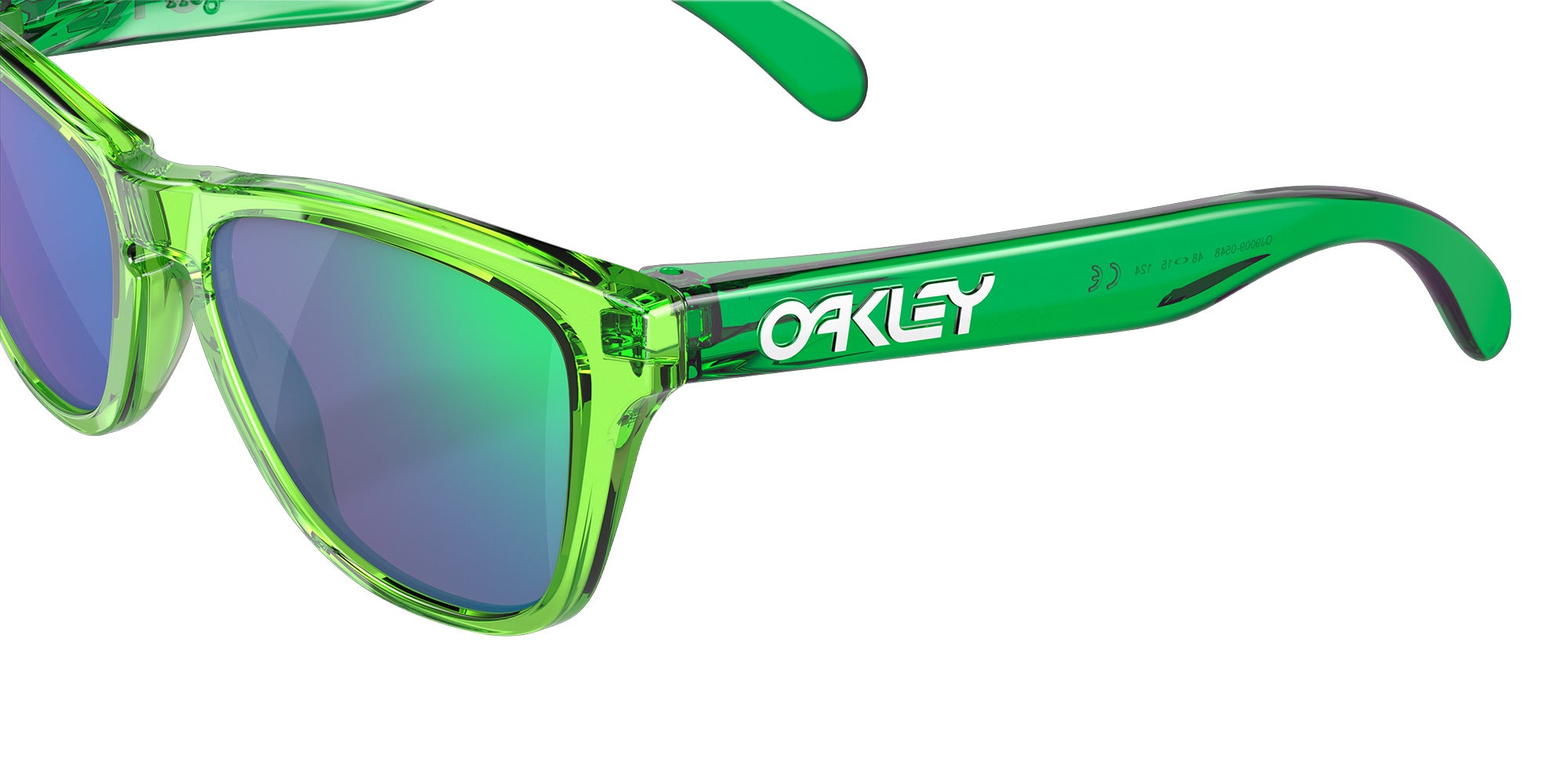 OAKLEY OJ9009 Frogskins��� XXS (Youth Fit) 900905 48 - Acid Green / Prizm Jade Mirrored #id:oj9009900905_s:106130
