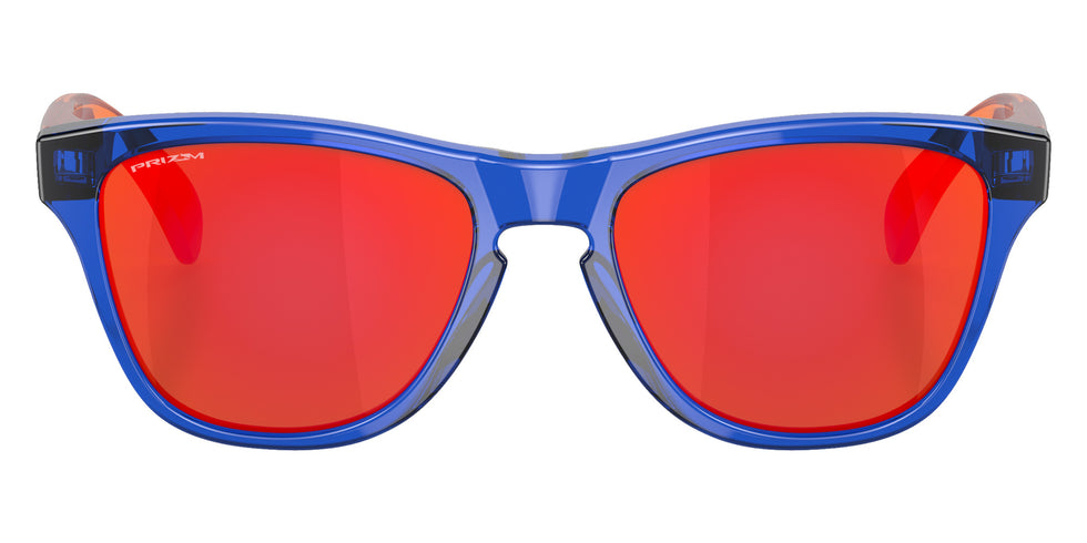 OAKLEY OJ9009 Frogskins��� XXS (Youth Fit) 900906 48 - Crystal Blue / Prizm Ruby Mirrored #id:oj9009900906_s:108100