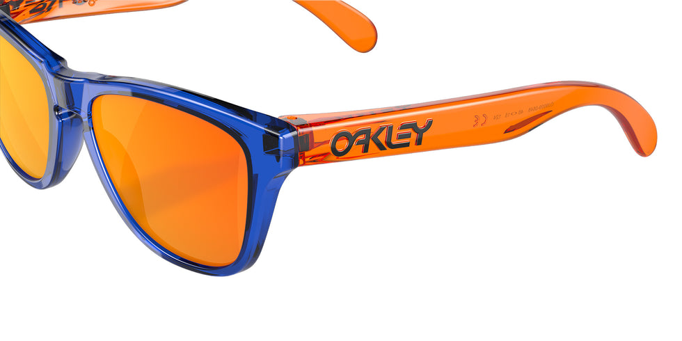 OAKLEY OJ9009 Frogskins��� XXS (Youth Fit) 900906 48 - Crystal Blue / Prizm Ruby Mirrored #id:oj9009900906_s:108130