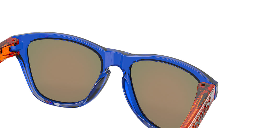 OAKLEY OJ9009 Frogskins��� XXS (Youth Fit) 900906 48 - Crystal Blue / Prizm Ruby Mirrored #id:oj9009900906_s:108135