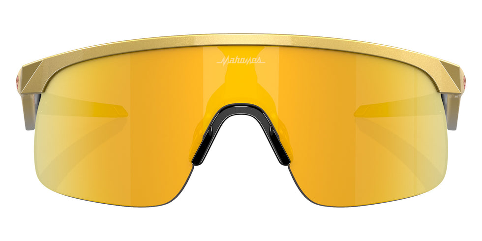 OAKLEY OJ9010 Resistor (Youth Fit) Patrick Mahomes II 901008 123 - Olympic Gold / Prizm 24K Mirrored #id:oj9010901008_s:100100